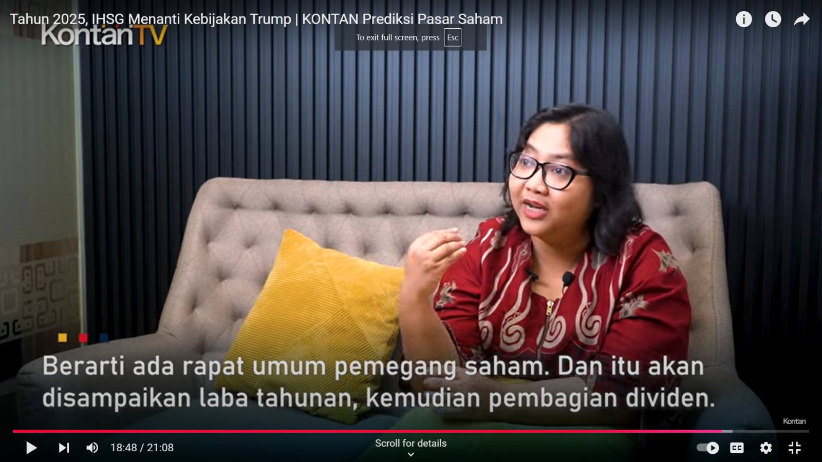 Tahun 2025, IHSG Menanti Kebijakan Trump | KONTAN Prediksi Pasar Saham