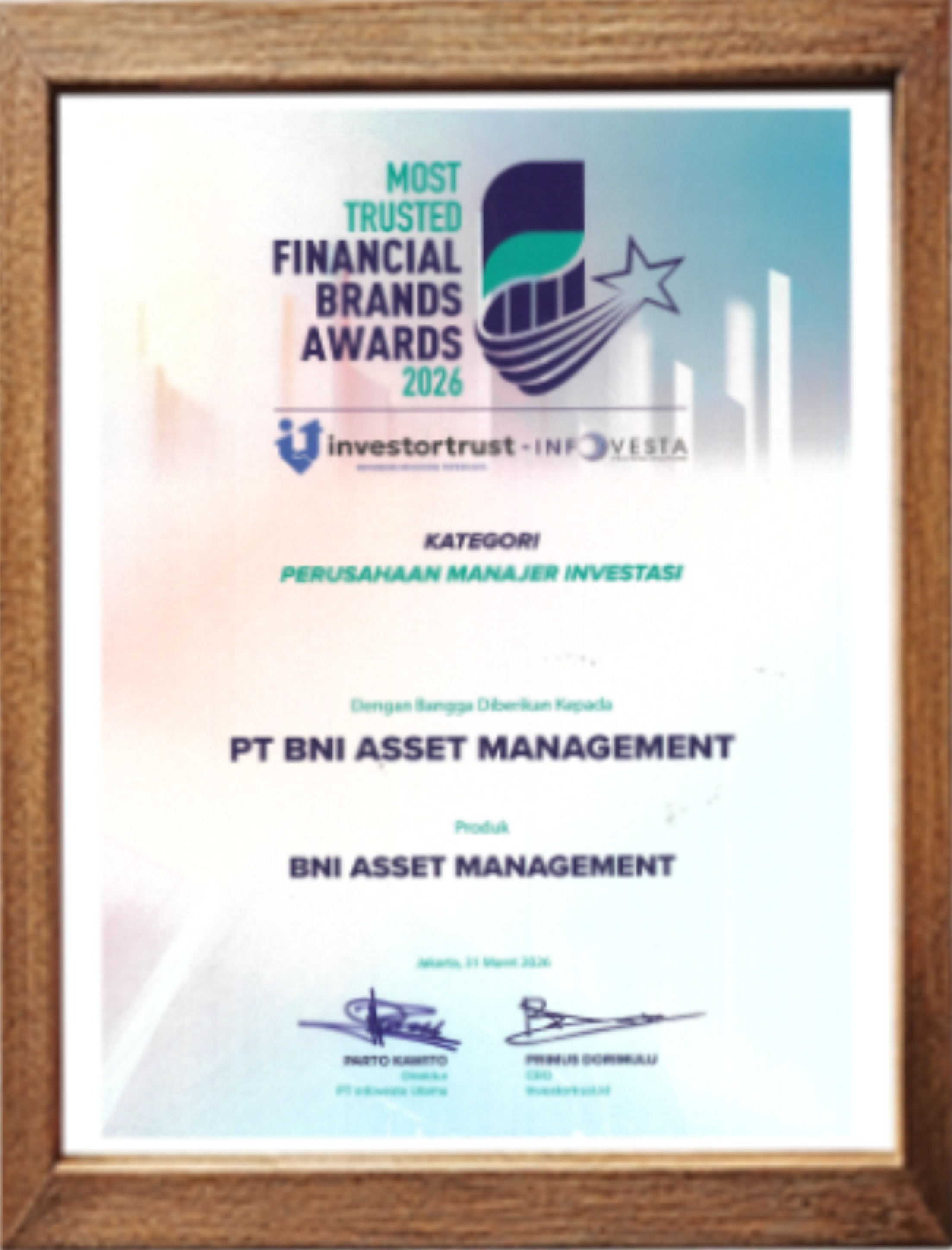 Most Trusted Financial  Brands Awards 2026